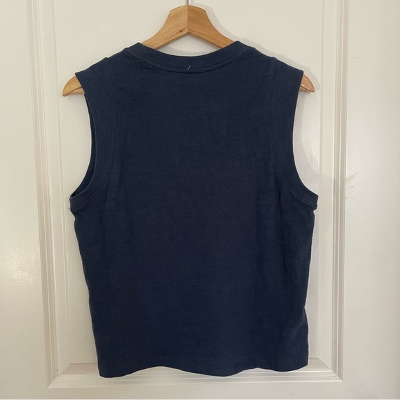 Faherty Sunwashed Slub Muscle Tank - Picture 6 of 8